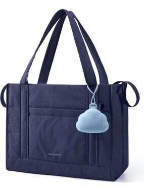 Lightweight Puffer Diaper Bag Tote | Stylish Baby Bag for Travel & Work